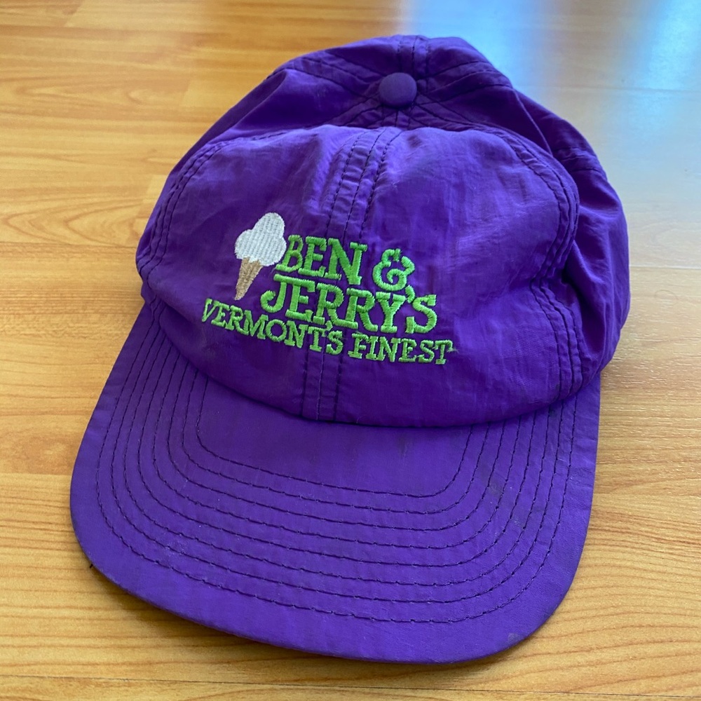 Vintage Ben & Jerry’s Purple Hat Made in the USA